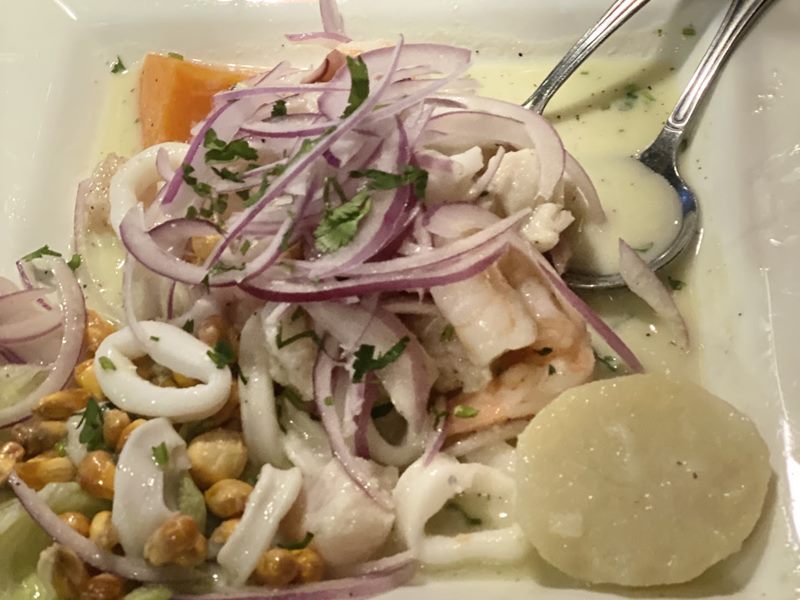 Contigo Peru Restaurant & Sports Bar Grill food